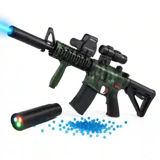 Rifle De Juguete Hidrogel Fusil De Orbeez M4a1 + Silenciador