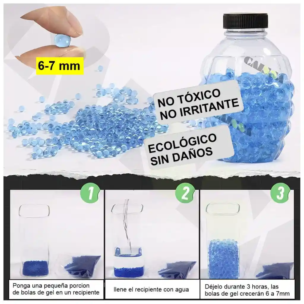 Rifle De Juguete Hidrogel Fusil De Orbeez M4a1 + Silenciador