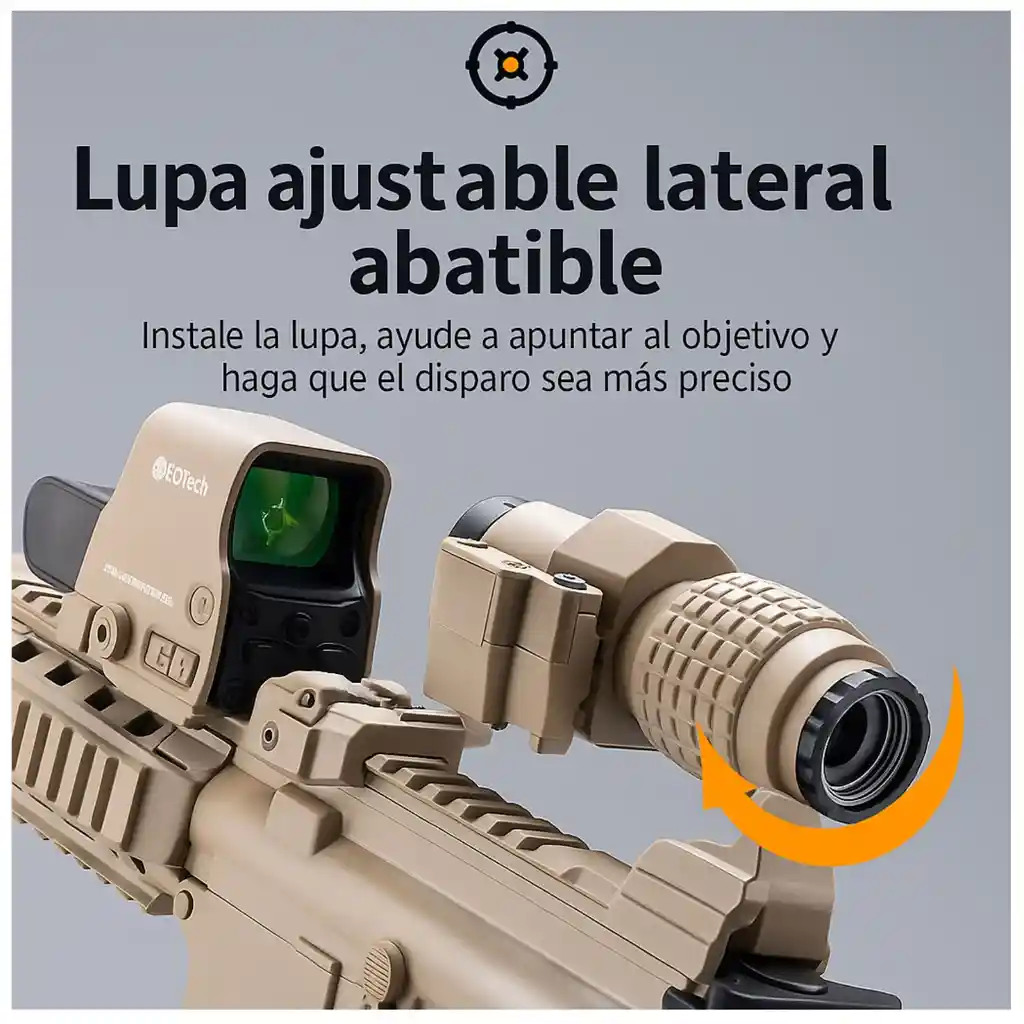 Rifle De Juguete Hidrogel Fusil De Orbeez M4a1 + Silenciador