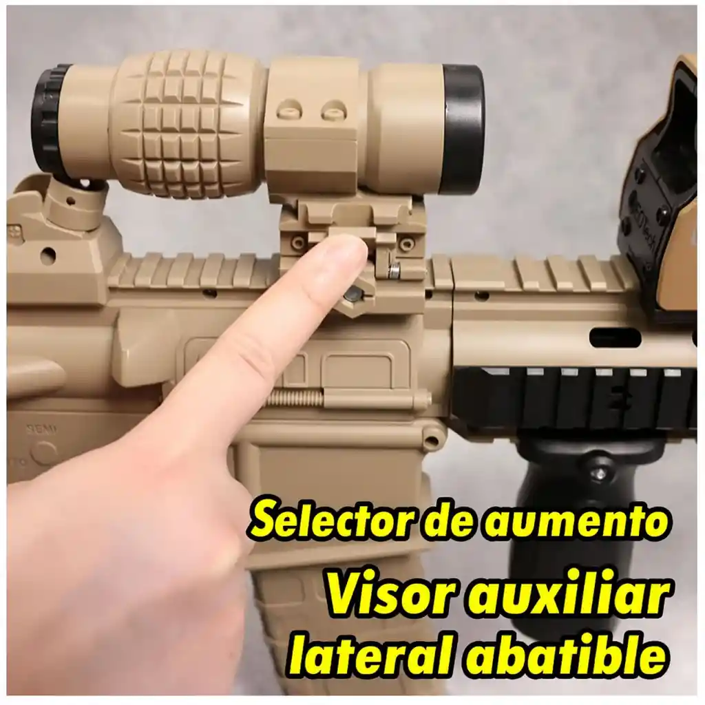 Rifle De Juguete Hidrogel Fusil De Orbeez M4a1 + Silenciador