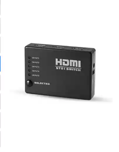 Conmutador Hdmi 5x1 Switch 3d 1080p Uhd Full Hd