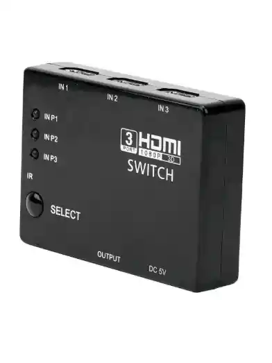 Conmutador Hdmi 5x1 Switch 3d 1080p Uhd Full Hd