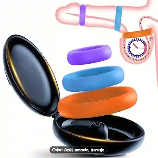 Anillos Juguete Pene X3 Aumenta Placer Retardante