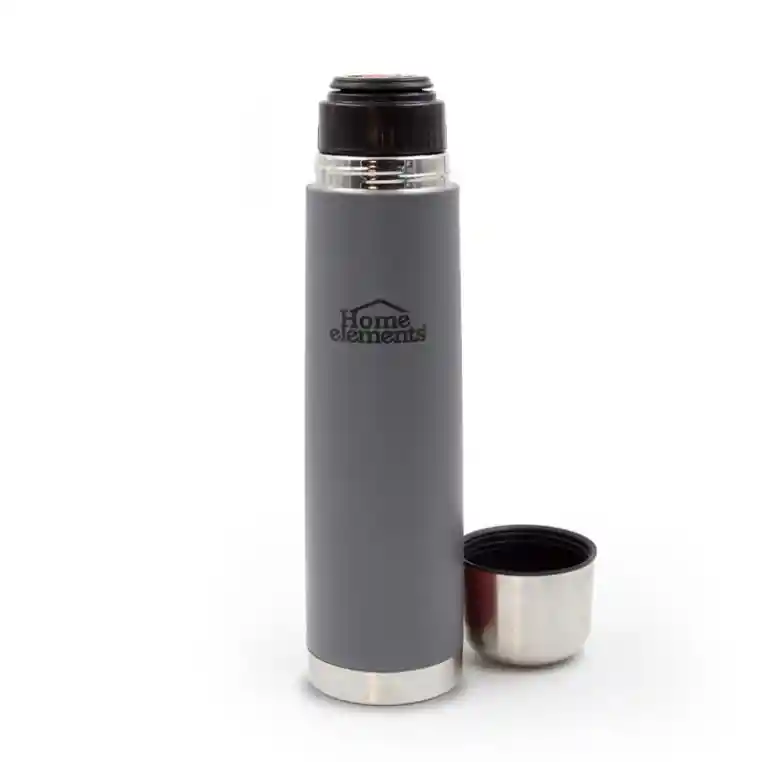 Termo Acero Inox Doble Pared De 1 Litro Tamaño Personal Home Elements