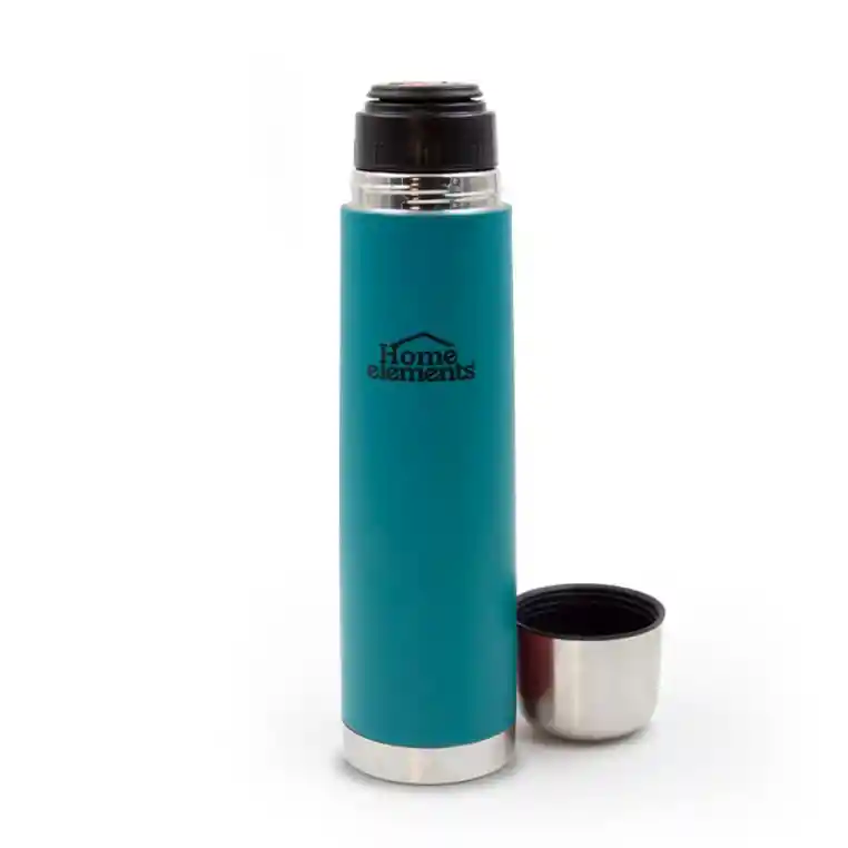 Termo Acero Inox Doble Pared De 1 Litro Tamaño Personal Home Elements