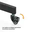 Soporte Móvil Con Ruedas Para Tv De 37'' A 70'' Techgo Spr-6404 Hasta 70kg + 2 Repisas