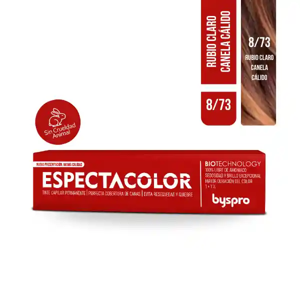 Tinte (8/73) Rubio Claro Canela Cálido