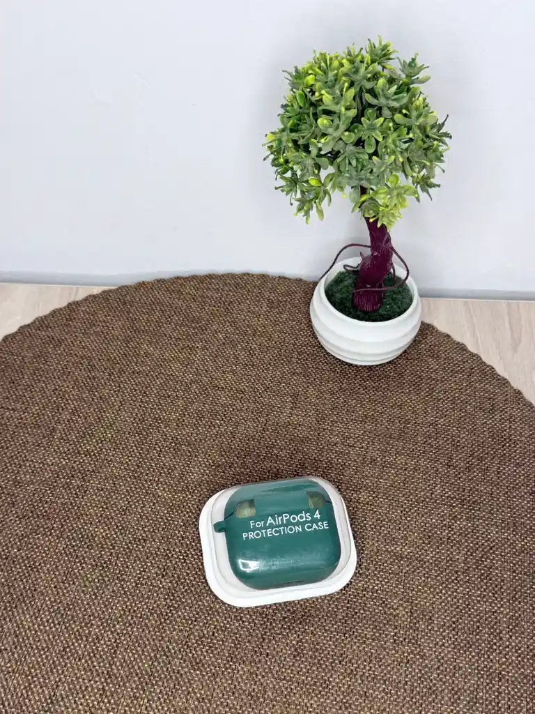 Forro Aipods 4 / Silicona Verde Oscuro / Proteccion