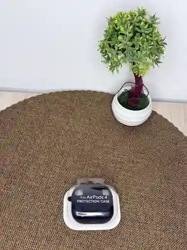 Forro Aipods 4 / Silicona Negro / Proteccion