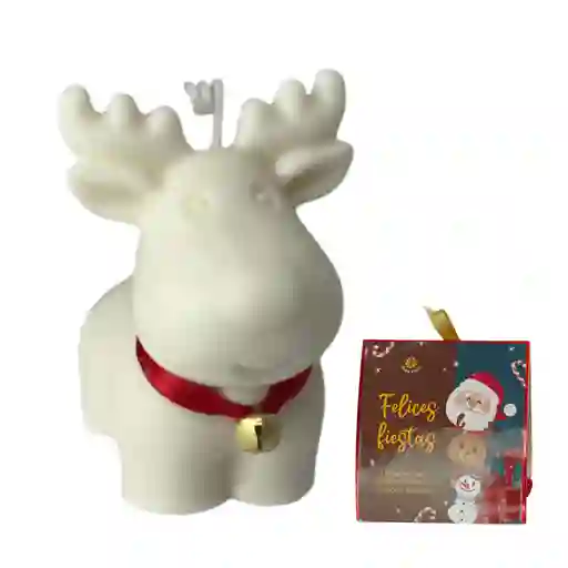 Velitas Navideñas Reno Aromatizadas
