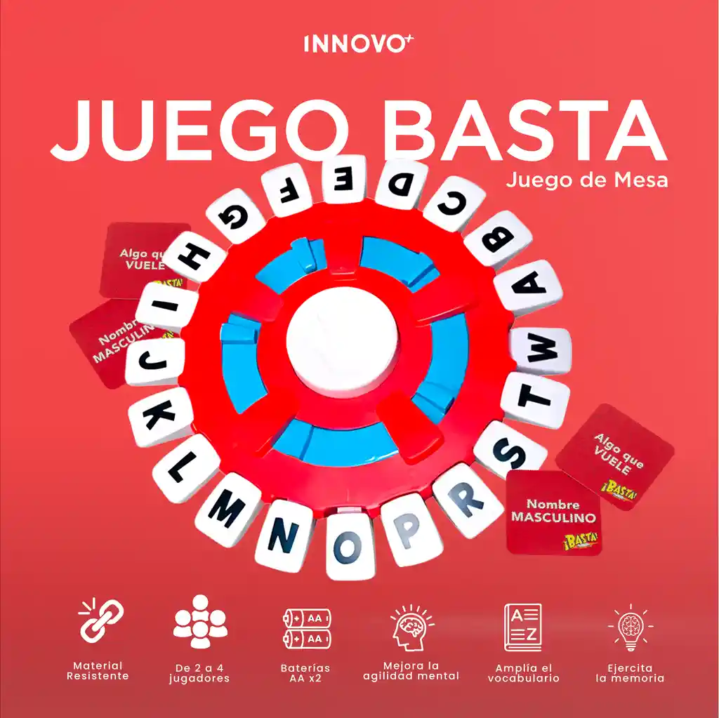 Juego De Mesa Basta Stop