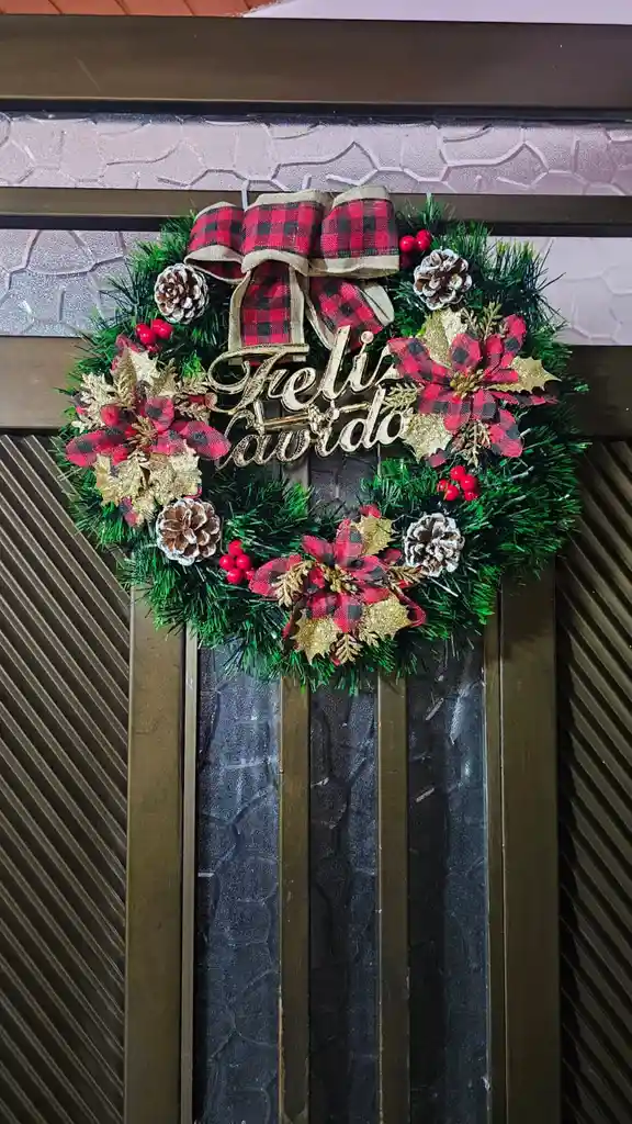 Corona Aro Navideño Decoracion Puerta