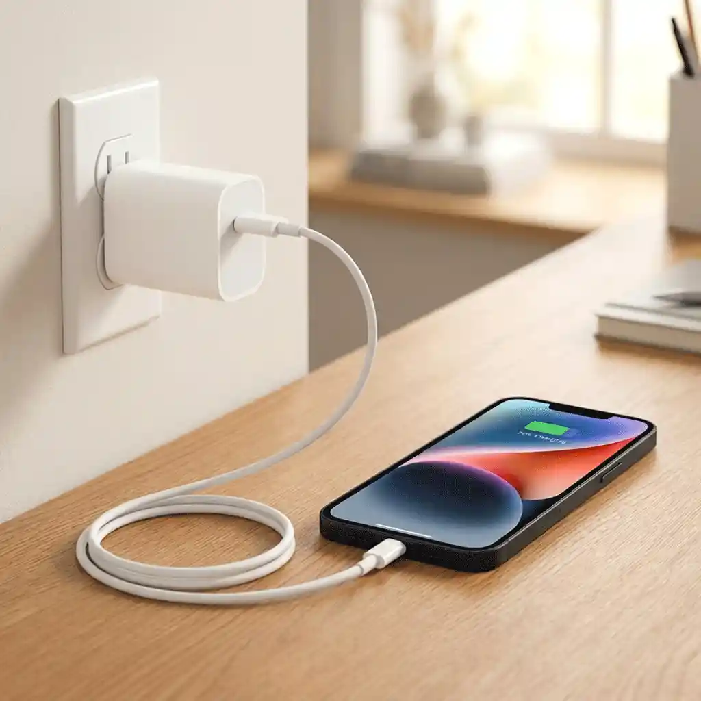 Cargador Iphone 25w Carga Rápida A Domicilio