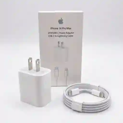 Cargador Iphone 25w Carga Rápida A Domicilio