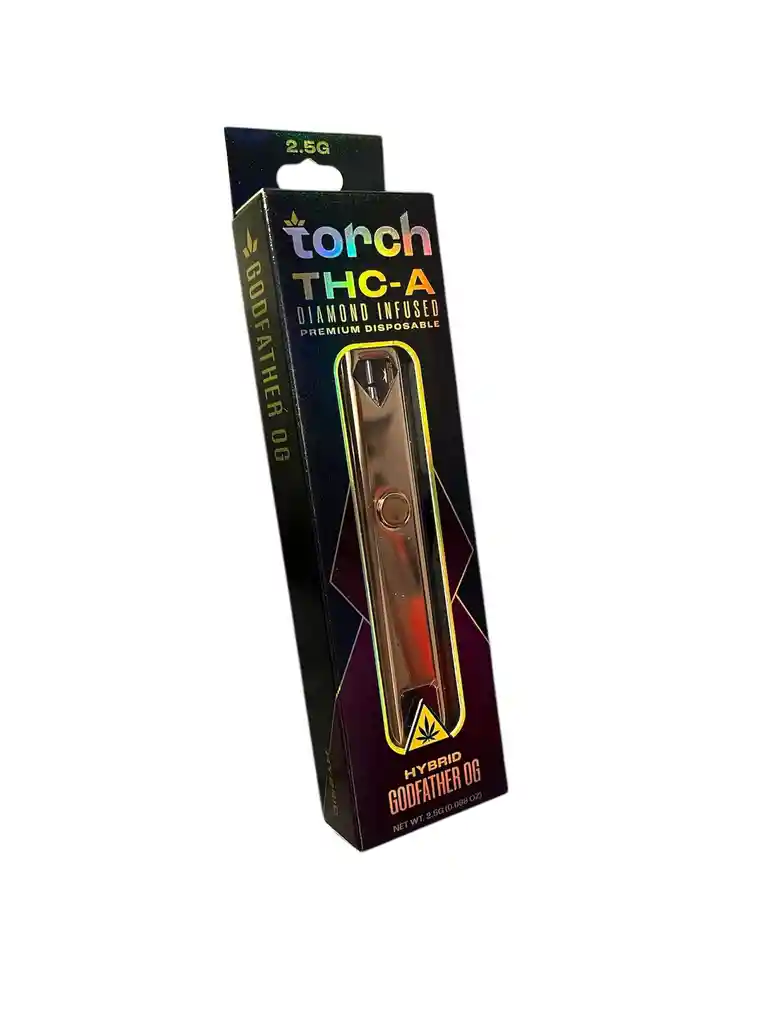 Disposable Torch Diamond Infuse | Cbd D8 | Godfather Og | 2.5gr | Hybrid