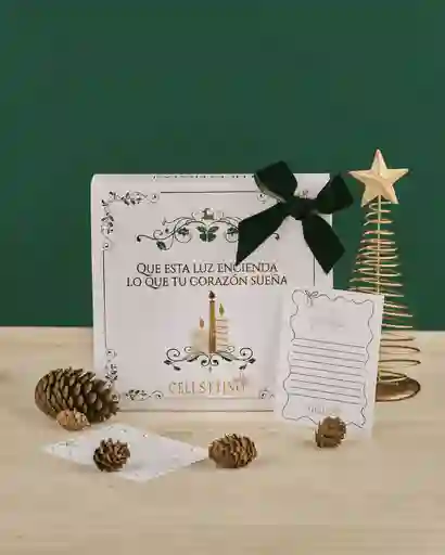 Caja De Velitas Día De Las Velitas (incluye Porta Velas Y Tarjeta)