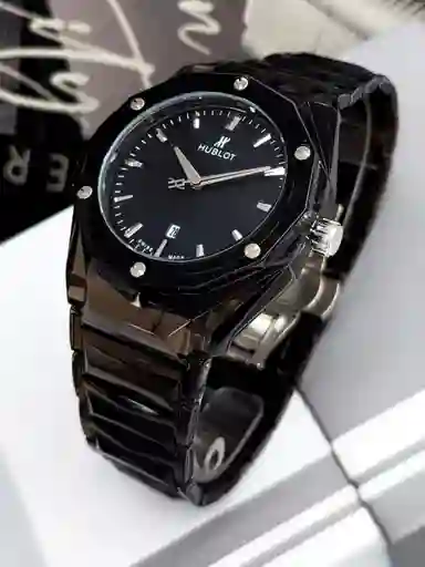 Reloj Hublot Manilla De Pasta Negro