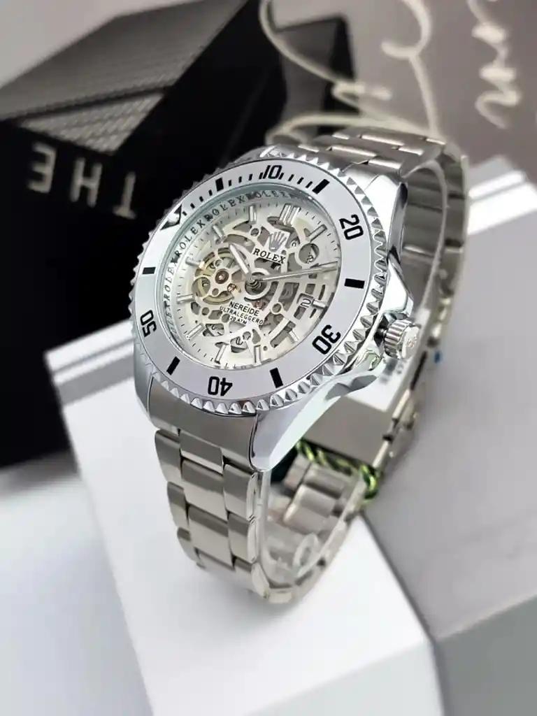 Reloj Rolex Nereide Mecanico Plateado