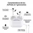 Airpods 3ra Generación - Audio Espacial + Estuche Magsafe