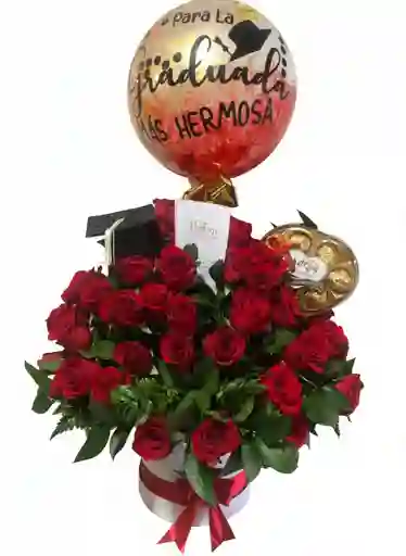 Caja De 50 Rosas Grado