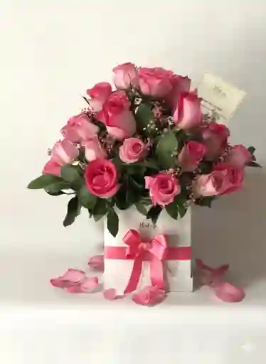 Caja De 30 Rosas