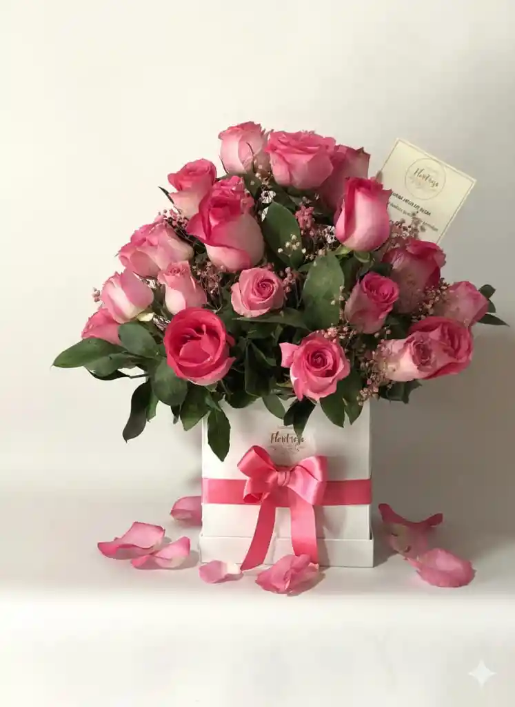Caja De 30 Rosas