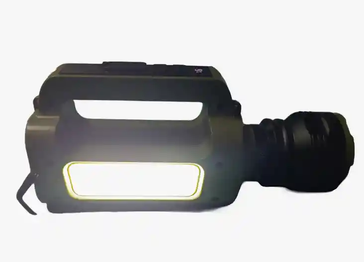 Linterna Recargable Plástica Luz De Emergencia Carga Solar