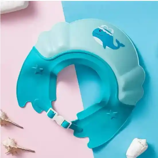 Gorro Visera De Ducha Para Baño Bebé Niño Los Ojos