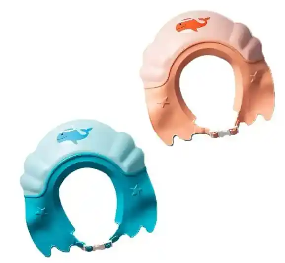 Gorro Visera De Ducha Para Baño Bebé Niño Los Ojos