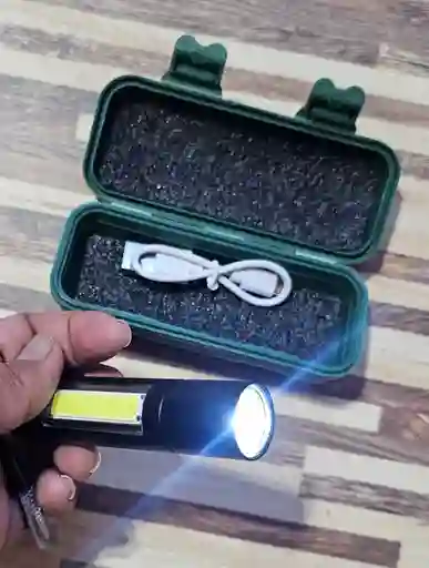 Mini Linterna Doble Portatil