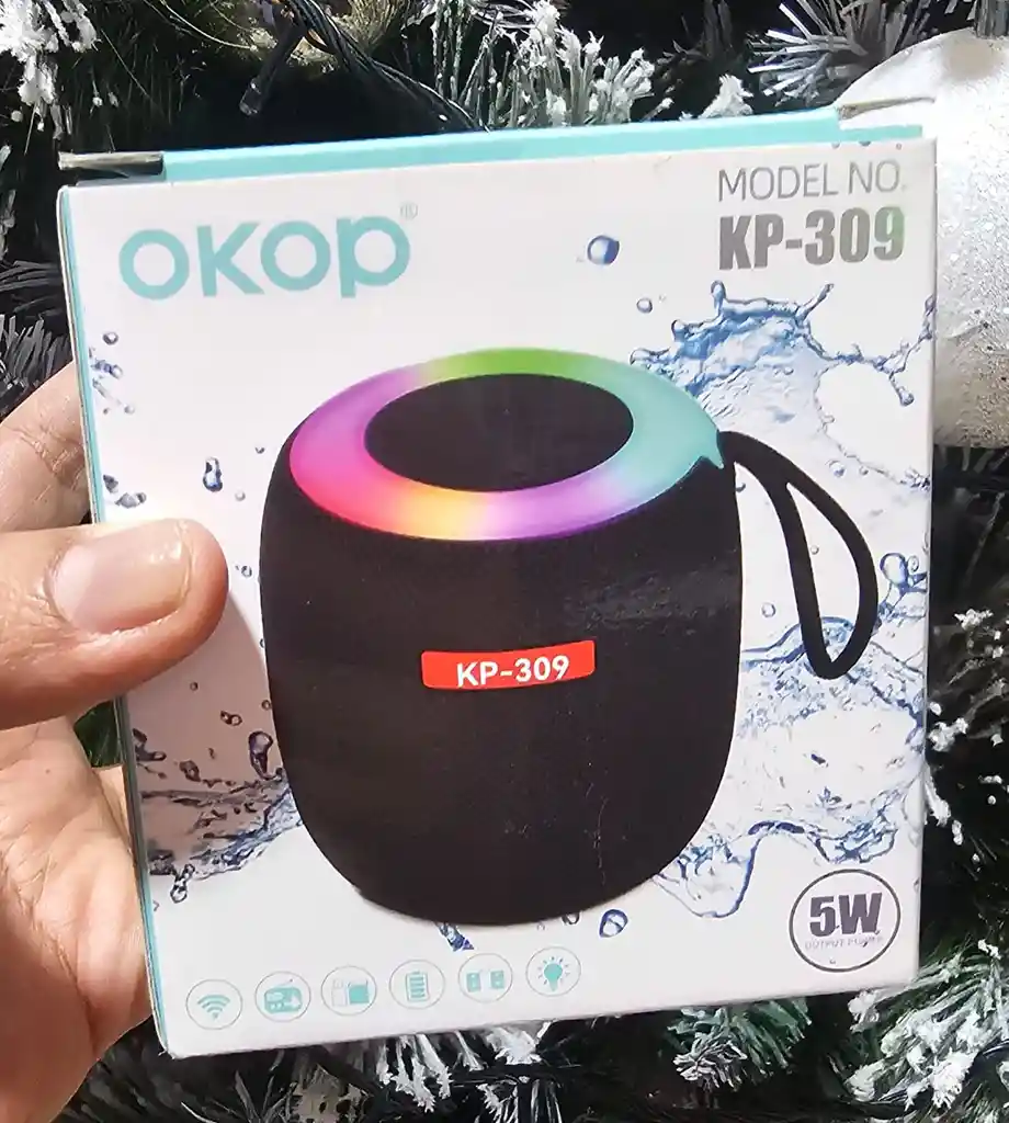 Mini Parlante Inalambrico Rgb Bluetooth Regalo Para Cualquier Ocasion Navidad D Aguinaldo