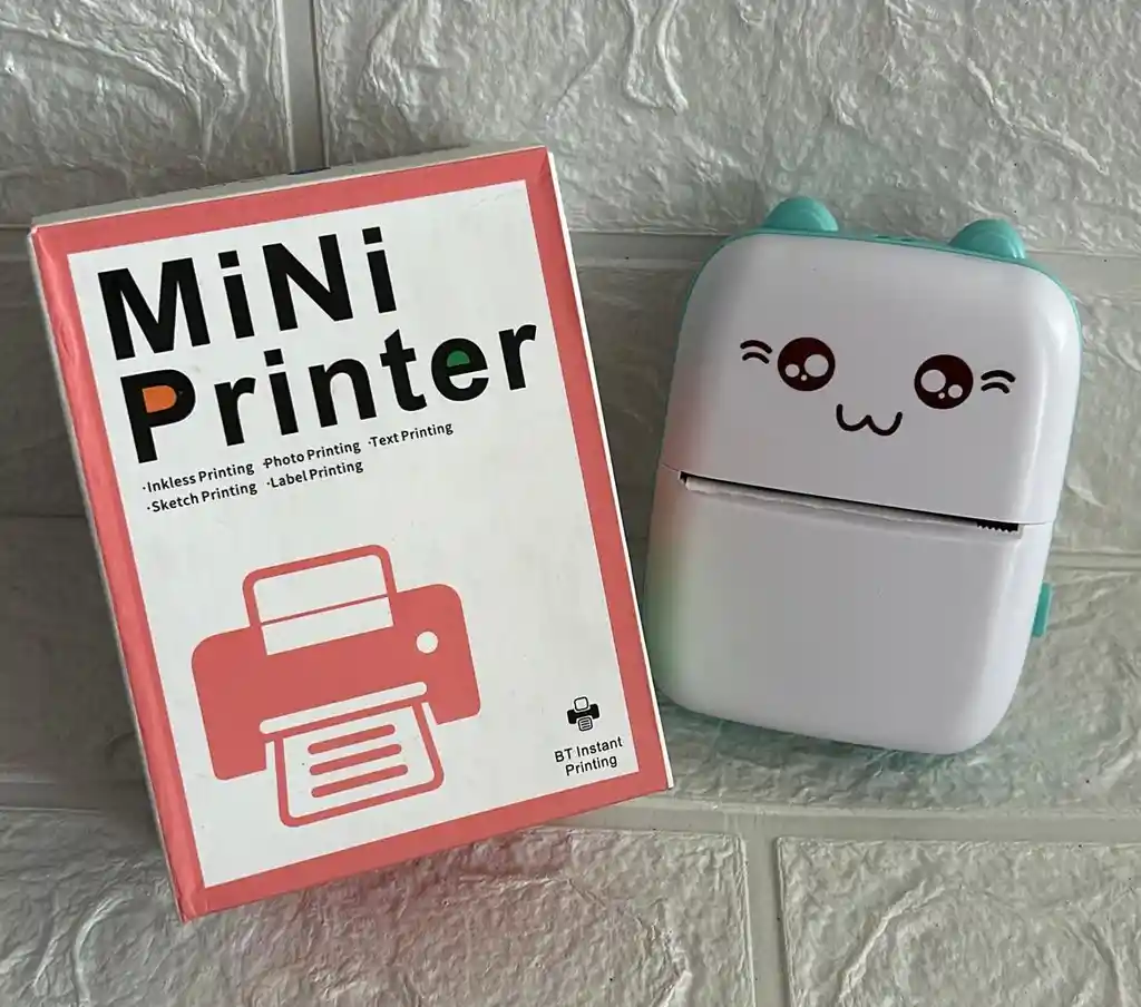 Impresora Mini Portatil Azul