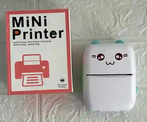 Impresora Mini Portatil Azul