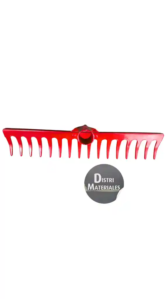 Rastrillo Metalico Pequeño Cabo Madera