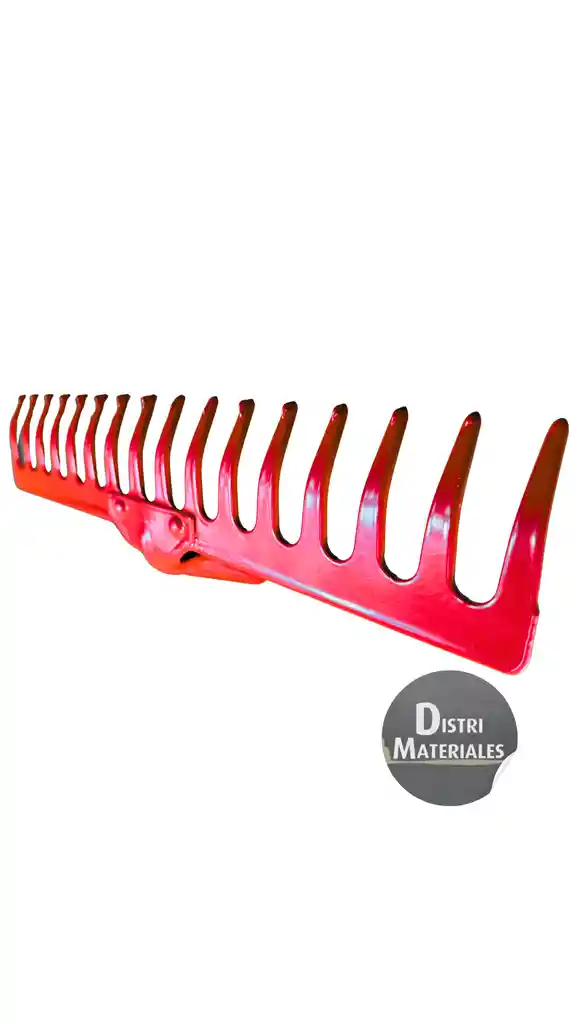 Rastrillo Metalico Pequeño Cabo Madera