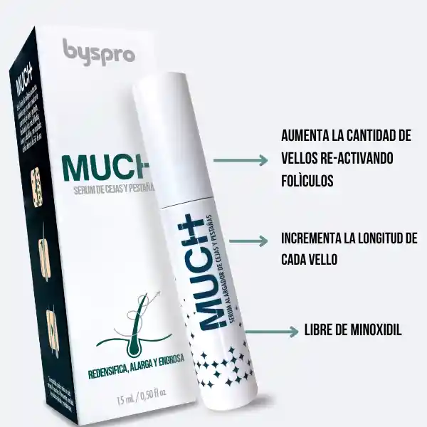 Serum Much Alargador Cejas Y Pestañas - 15ml