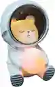 Lampara Nocturna De Mesa Oso Astronauta Led Decorativa