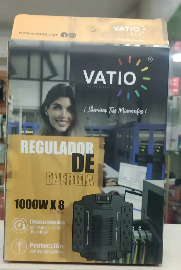 Regulador De Energia 1000 X 8 Tomas
