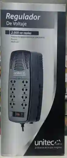 Regulador De Energia 2000va Reales 8 Tomas