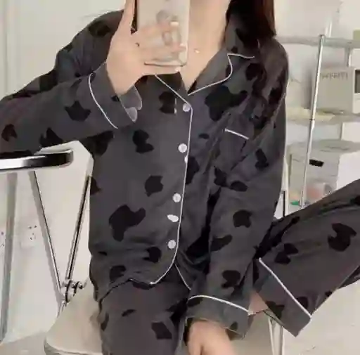 Pijama Botón Vaca Talla Única