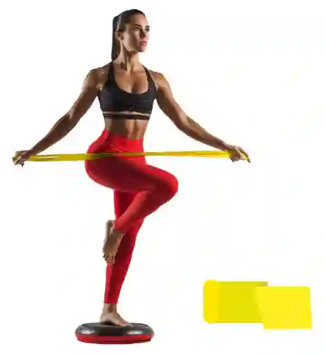 Banda Elástica De Estiramiento 150 Cm Rehabilitacion Yoga Amarillo