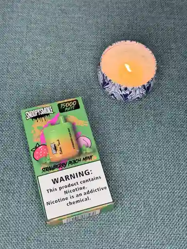 Snoopysmok* Strawberry Peach Mint * 15.000 Inhalaciones * Vap*