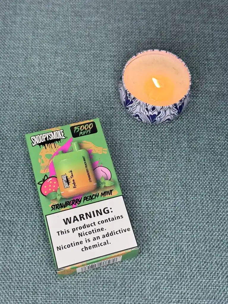 Snoopysmok* Strawberry Peach Mint * 15.000 Inhalaciones * Vap*
