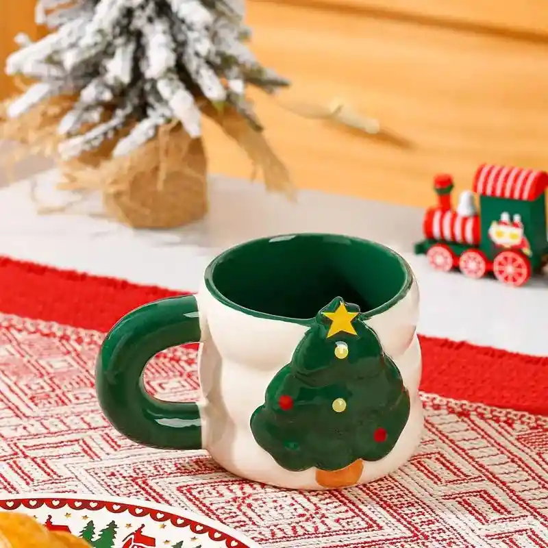 Navidad Mug Navideño Papá Noel - Árbol