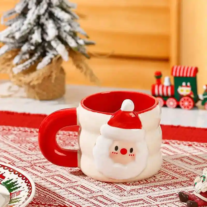 Navidad Mug Navideño Papá Noel - Árbol