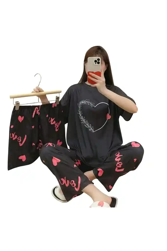 Pijama Love – De 3 Piezas