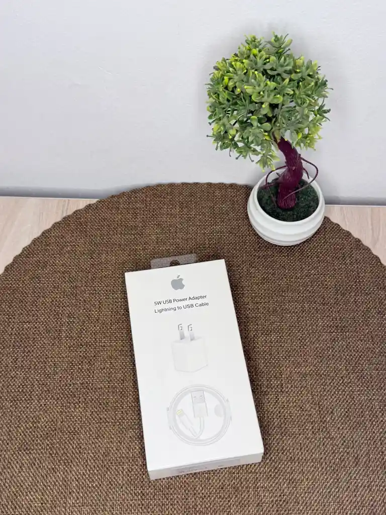 Cargador Completo De Iphone 5w / Cable Usb