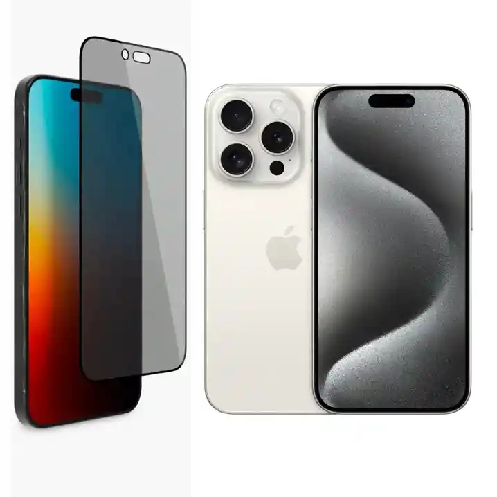 Vidrio Antiespia Premium Iphone 15 Pro Max