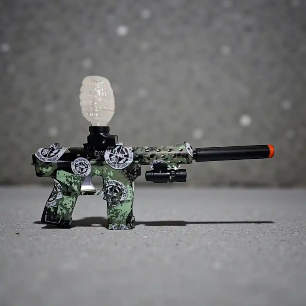 Lanzador De Hidrogel Con Mira Laser Automatica + Accesorios