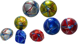 Balón De Futbol # 5 Metalizado Colores Entrenamiento Deporte